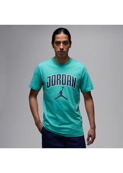 T-shirt męski Jordan - Zieleń ze sklepu Nike poland w kategorii T-shirty męskie - zdjęcie 179308765