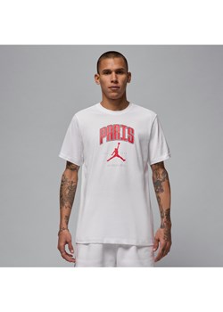 T-shirt męski Paryż Jordan - Biel ze sklepu Nike poland w kategorii T-shirty męskie - zdjęcie 179308806