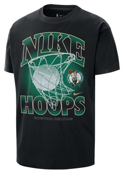 T-shirt męski Nike NBA Max90 Boston Celtics Courtside - Czerń ze sklepu Nike poland w kategorii T-shirty męskie - zdjęcie 179308836