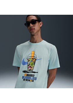 T-shirt Nike Sportswear - Niebieski ze sklepu Nike poland w kategorii T-shirty męskie - zdjęcie 179308846