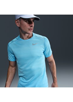 Męska koszulka z krótkim rękawem do biegania Nike Miler - Niebieski ze sklepu Nike poland w kategorii T-shirty męskie - zdjęcie 179308878