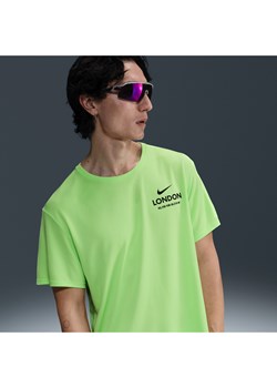 Męski T-shirt do biegania Nike Miler - Zieleń ze sklepu Nike poland w kategorii T-shirty męskie - zdjęcie 179308936