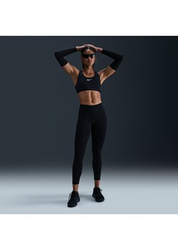 Damskie legginsy 7/8 ze średnim stanem Nike Fast - Czerń ze sklepu Nike poland w kategorii Spodnie damskie - zdjęcie 179309089