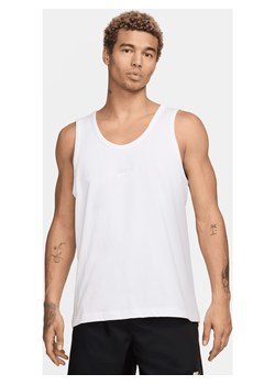 Męska koszulka bez rękawów Nike Sportswear Premium Essentials - Biel ze sklepu Nike poland w kategorii T-shirty męskie - zdjęcie 179309165