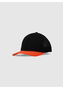 Czapka z daszkiem trucker uniseks 4F 4FRSS25ACABU446 - czarna ze sklepu Sportstylestory.com w kategorii Czapki z daszkiem damskie - zdjęcie 179309386