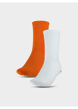 Skarpetki basic (2-pack) uniseks 4F 4FWSS25USOCU416 - multikolor ze sklepu Sportstylestory.com w kategorii Skarpetki damskie - zdjęcie 179309455