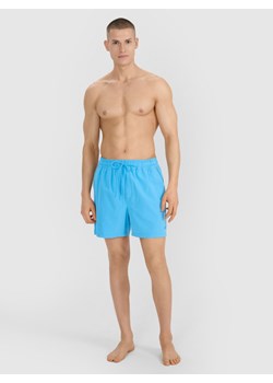 Męskie spodenki plażowe 4F 4FWSS25UBDSM134 - niebieskie ze sklepu Sportstylestory.com w kategorii Kąpielówki - zdjęcie 179309519