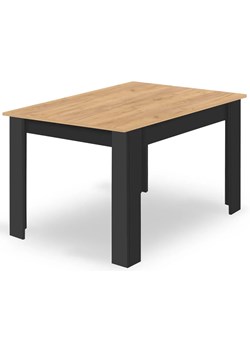 Stół prostokątny w stylu skandynawskim dąb artisan + czarny - Silio 4X ze sklepu Edinos.pl w kategorii Stoły - zdjęcie 179314697