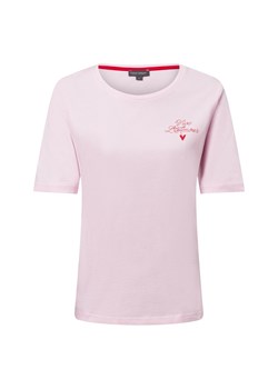 Franco Callegari Koszulka damska Kobiety Bawełna różowy jednolity ze sklepu vangraaf w kategorii Bluzki damskie - zdjęcie 179315517