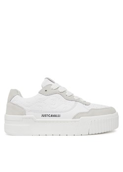 Sneakersy Just Cavalli 78RA3ST3 ZPB00 Biały ze sklepu eobuwie.pl w kategorii Buty sportowe damskie - zdjęcie 179317267