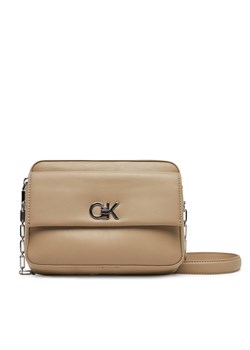 Torebka Calvin Klein Ck Pocket Camera Bag K60K613089 Brązowy ze sklepu eobuwie.pl w kategorii Kopertówki - zdjęcie 179317327