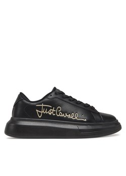 Sneakersy Just Cavalli 78RA3SB3 ZPA88 Czarny ze sklepu eobuwie.pl w kategorii Buty sportowe damskie - zdjęcie 179317359