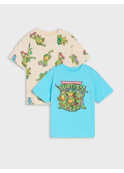 Sinsay - Koszulki 2 pack Teenage Mutant Ninja Turtles - wielobarwny ze sklepu Sinsay w kategorii T-shirty chłopięce - zdjęcie 179318467