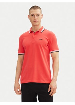 BOSS Polo Paddy 50469055 Czerwony Regular Fit ze sklepu MODIVO w kategorii T-shirty męskie - zdjęcie 179318758