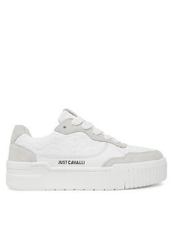 Just Cavalli Sneakersy 78RA3ST3 ZPB00 Biały ze sklepu MODIVO w kategorii Buty sportowe damskie - zdjęcie 179318776