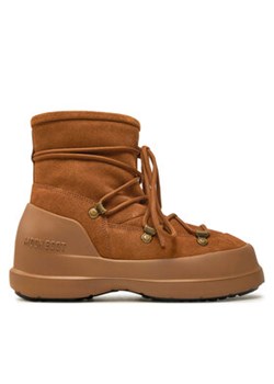 Moon Boot Śniegowce Luna Boot Suede 80D2480030 Brązowy ze sklepu MODIVO w kategorii Śniegowce damskie - zdjęcie 179320488