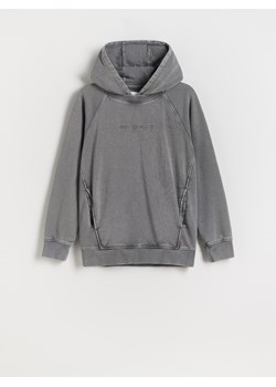 Reserved - Bluza oversize z kapturem - ciemnoszary ze sklepu Reserved w kategorii Bluzy chłopięce - zdjęcie 179322016