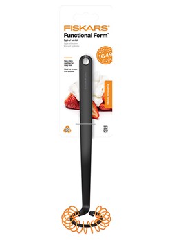 Fiskars Trzepaczka spiralna "Functional Form" w kolorze czarnym - wys. 27,3 cm ze sklepu Limango Polska w kategorii Akcesoria kuchenne - zdjęcie 179322645