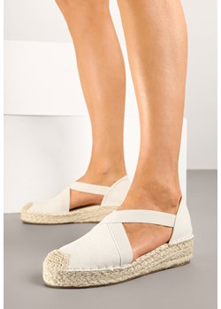Beżowe Espadryle na Koturnie z Plecionką Orresa ze sklepu born2be.pl w kategorii Espadryle damskie - zdjęcie 179326127