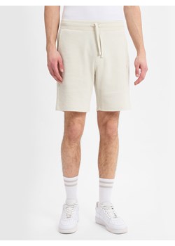 Calvin Klein Jeans Męskie spodenki dresowe Mężczyźni Bawełna piaskowy wypukły wzór tkaniny ze sklepu vangraaf w kategorii Spodenki męskie - zdjęcie 179335269