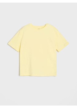 Sinsay - Koszulka z printem na plecach - żółty ze sklepu Sinsay w kategorii Bluzki dziewczęce - zdjęcie 179340888