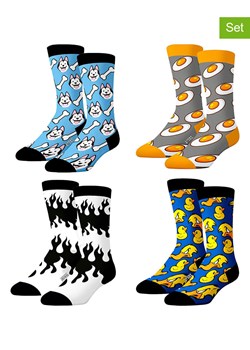 Lucky Socks Skarpety (4 pary) ze wzorem ze sklepu Limango Polska w kategorii Skarpetki męskie - zdjęcie 179341298