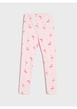 Sinsay - Legginsy we flamingi - różowy ze sklepu Sinsay w kategorii Spodnie dziewczęce - zdjęcie 179349675