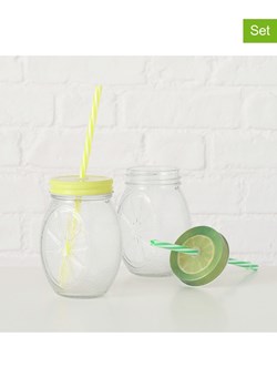 Boltze Kubki (2 szt.) &quot;Citrus&quot; w kolorze żółto-zielonym - 450 ml ze sklepu Limango Polska w kategorii Kubki - zdjęcie 179353008