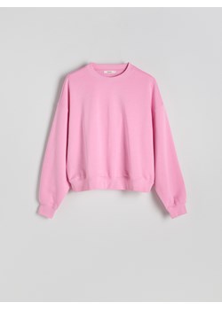 Reserved - Bawełniana bluza - pastelowy róż ze sklepu Reserved w kategorii Bluzy damskie - zdjęcie 179354137