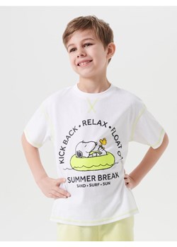Sinsay - Koszulka Peanuts - biały ze sklepu Sinsay w kategorii T-shirty chłopięce - zdjęcie 179358096