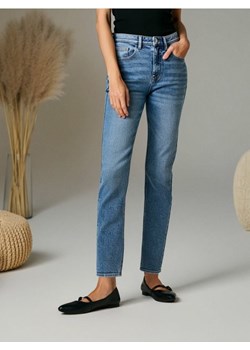 Sinsay - Jeansy straight - niebieski ze sklepu Sinsay w kategorii Jeansy damskie - zdjęcie 179358266
