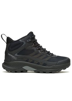 Buty Merrell Speed Strike 2 Mid Waterproof J037833 - czarne ze sklepu streetstyle24.pl w kategorii Buty trekkingowe męskie - zdjęcie 179361315