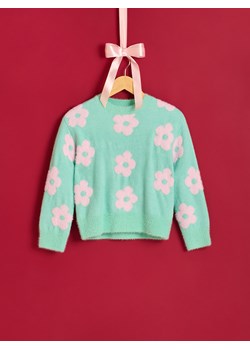 Reserved - Sweter w kwiaty - wielobarwny ze sklepu Reserved w kategorii Swetry dziewczęce - zdjęcie 179362217