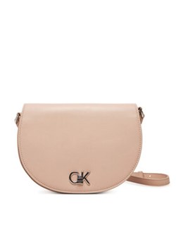 Calvin Klein Torebka Ck Hw Crossbody Saddle Bag K60K613236 Różowy ze sklepu MODIVO w kategorii Listonoszki - zdjęcie 179365827