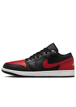 Buty Nike Air Jordan 1 Low 553558-067 - czarno-czerwone ze sklepu streetstyle24.pl w kategorii Buty sportowe męskie - zdjęcie 179369198