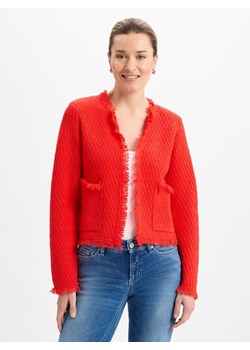 Marie Lund Damski rękaw z dzianiny Kobiety Sztuczne włókno czerwony jednolity ze sklepu vangraaf w kategorii Swetry damskie - zdjęcie 179370818