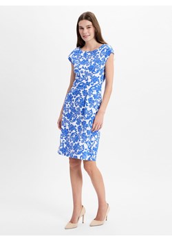 Ambiance Sukienka damska Kobiety Bawełna niebieski wzorzysty ze sklepu vangraaf w kategorii Sukienki - zdjęcie 179370829