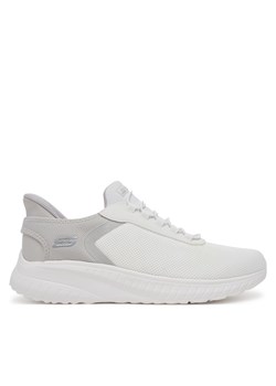 Sneakersy Skechers Bobs Squad Chaos-Tough Walk 118303/OFWT Biały ze sklepu eobuwie.pl w kategorii Buty sportowe męskie - zdjęcie 179373167