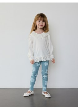 Reserved - Bawełniane legginsy 2 pack - ciemny turkus ze sklepu Reserved w kategorii Spodnie dziewczęce - zdjęcie 179377738