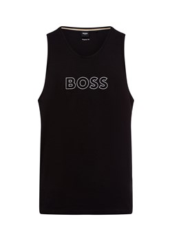 BOSS Męski podkoszulek - Plaża Mężczyźni Bawełna czarny jednolity - id: 741992-0001-09900 - marki BOSS HUGO BOSS - 179380589 BOSS Męski podkoszulek - Plaża Mężczyźni Bawełna czarny jednolity ze sklepu vangraaf w kategorii T-shirty męskie - zdjęcie 179380589