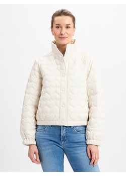 Marie Lund Damska kurtka pikowana Kobiety écru jednolity ze sklepu vangraaf w kategorii Kurtki damskie - zdjęcie 179380625