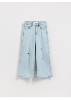 Reserved - Jeansy super wide leg - niebieski ze sklepu Reserved w kategorii Spodnie dziewczęce - zdjęcie 179380855