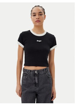 HUGO T-Shirt Dalia 50537476 Czarny Slim Fit ze sklepu MODIVO w kategorii Bluzki damskie - zdjęcie 179383288