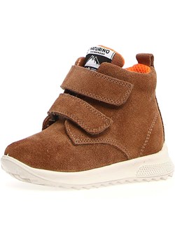 Naturino Skórzane sneakersy &quot;Willic&quot; w kolorze jasnobrązowym ze sklepu Limango Polska w kategorii Buty sportowe dziecięce - zdjęcie 179383658