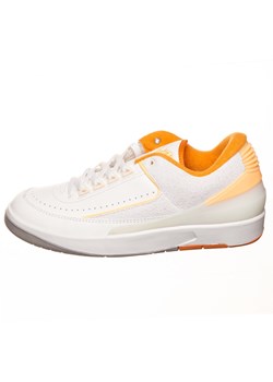 Air Jordan Skórzane sneakersy &quot;2 Retro Low&quot; w kolorze biało-pomarańczowym ze sklepu Limango Polska w kategorii Buty sportowe męskie - zdjęcie 179384646