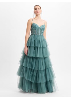 Luxuar Fashion Damska sukienka wieczorowa Kobiety cyjan jednolity ze sklepu vangraaf w kategorii Sukienki - zdjęcie 179391418
