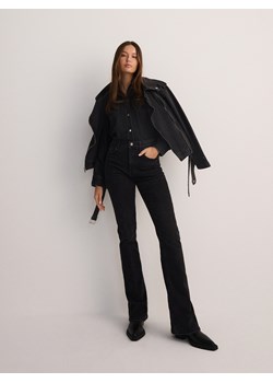 Reserved - Jeansy flare high waist - czarny ze sklepu Reserved w kategorii Jeansy damskie - zdjęcie 179391626