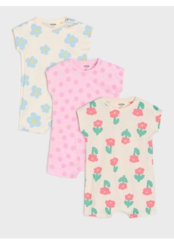 Sinsay - Rampersy 3 pack - kremowy ze sklepu Sinsay w kategorii Rampersy - zdjęcie 179394659