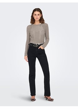 ONLY Sweter w kolorze szarobrązowym ze sklepu Limango Polska w kategorii Swetry damskie - zdjęcie 179397626