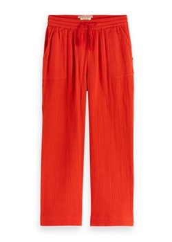Scotch &amp; Soda Spodnie w kolorze czerwonym ze sklepu Limango Polska w kategorii Spodnie dziewczęce - zdjęcie 179397667
